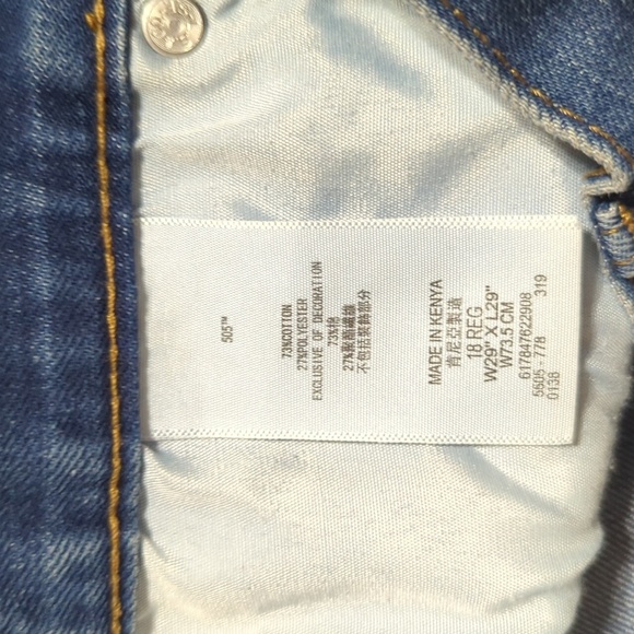 Levi's Blue Jean Shorts for Women - Picture 8 of 8